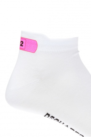 Logo-embroidered no-show socks, zdjęcie 2 Logo-embroidered no-show socks od Dsquared2